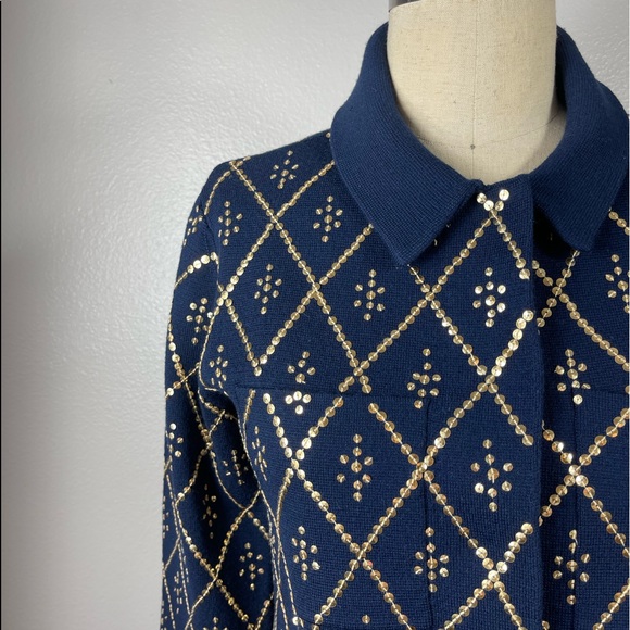 Marc by Marc Jacobs Sequin Patterned Cardigan - Picture 2 of 16